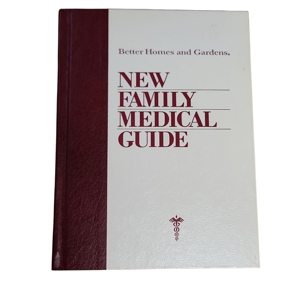 Better Homes Gardens New Family Medical Guide Hardcover Health Book